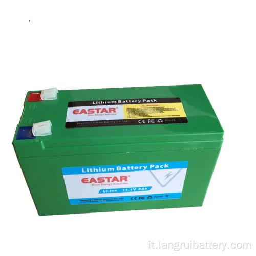 Batteria ricaricabile a 11,1 V 8ah litio